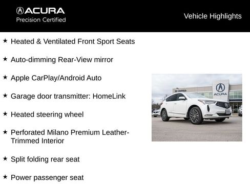 Certified 2025 Acura RDX Advance Package image 21