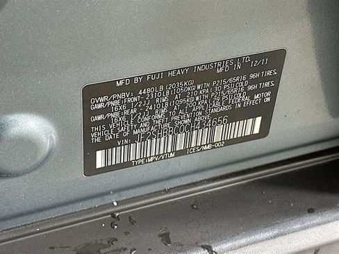 Used 2012 Subaru Forester 2.5X w/ Alloy Wheel Pkg image 12