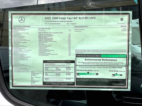 New 2025 Mercedes-Benz Sprinter 2500 image 18