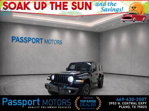 Used 2021 Jeep Wrangler Unlimited Rubicon 4xe w/ Steel Bumper Group AWD/4WD image 2