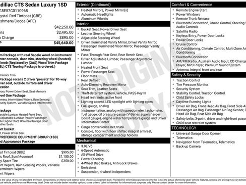 Used 2012 Cadillac CTS Luxury image 4