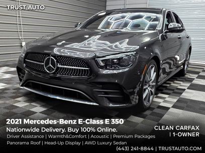 Used 2021 Mercedes-Benz E 350 4MATIC Sedan