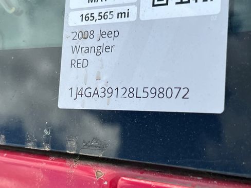 Used 2008 Jeep Wrangler Unlimited X AWD/4WD image 23