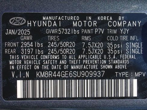 Used 2025 Hyundai Palisade SEL FWD image 48