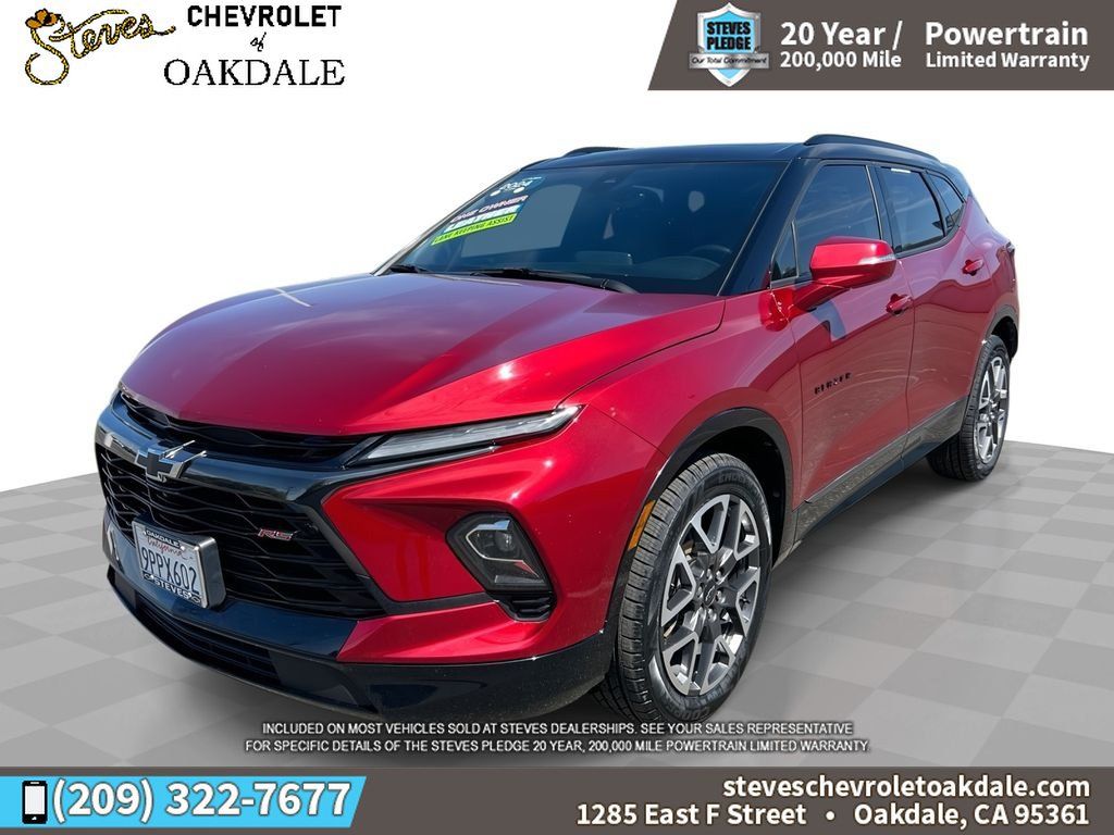 Certified 2024 Chevrolet Blazer RS w/ Driver Confidence II Package FWD image 1