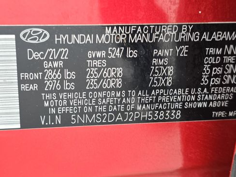 Used 2023 Hyundai Santa Fe SEL AWD/4WD image 35