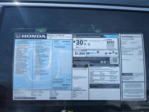 New 2026 Honda CR-V EX-L image 21