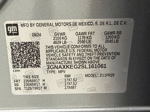Certified 2025 Chevrolet Equinox ACTIV w/ Safety and Technology Package FWD image 22