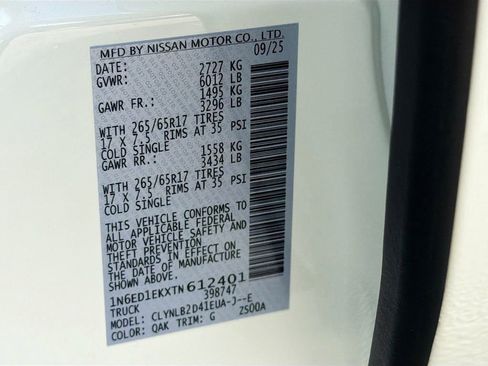 New 2026 Nissan Frontier SV w/ Tow Package image 31