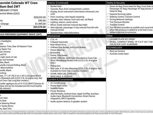 Used 2022 Chevrolet Colorado W/T image 2