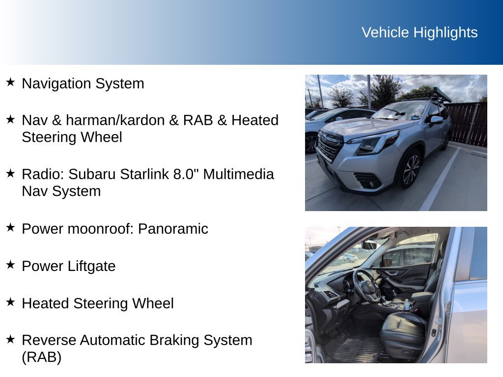 Used 2023 Subaru Forester Limited AWD/4WD image 5