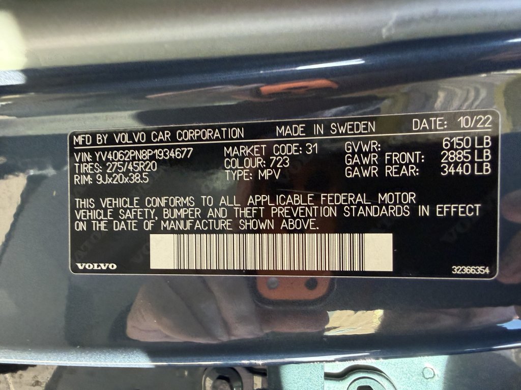 Used 2023 Volvo XC90 B6 Plus w/ Protection Package Premier AWD/4WD image 46