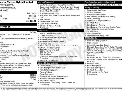 Used 2023 Hyundai Tucson Limited AWD/4WD image 48