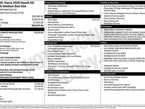 Used 2021 GMC Sierra 2500 Denali w/ Denali Ultimate Package image 13