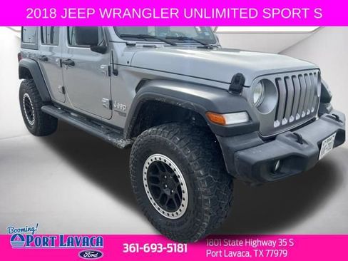 Used 2018 Jeep Wrangler Unlimited Sport S AWD/4WD image 1