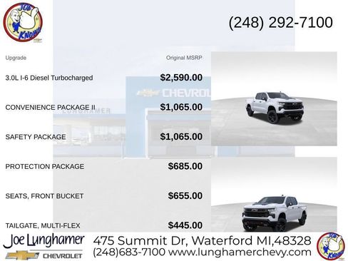 New 2026 Chevrolet Silverado 1500 LT Trail Boss w/ Safety Package AWD/4WD image 14