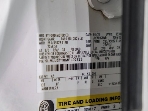 Used 2021 Lincoln Navigator L Black Label w/ Cargo Convenience Package image 72