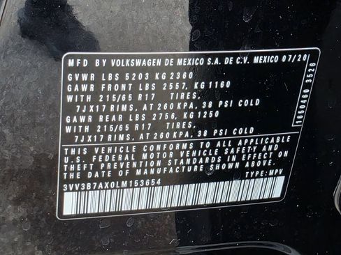 Used 2020 Volkswagen Tiguan SE FWD image 30