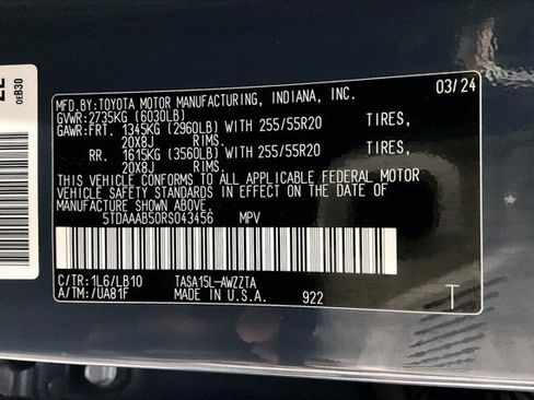 Certified 2024 Toyota Grand Highlander AWD image 45