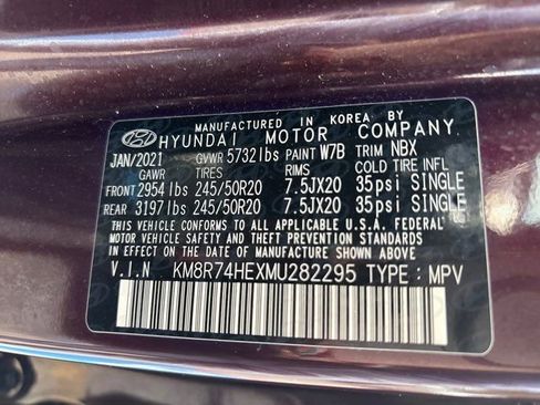 Used 2021 Hyundai Palisade Calligraphy FWD image 56