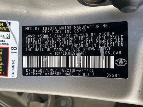 Used 2017 Toyota Avalon Limited w/ All Weather Liner Package image 21