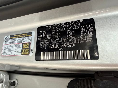 Certified 2022 Kia Sorento SX Prestige w/ Panoramic Sunroof Package AWD/4WD image 21