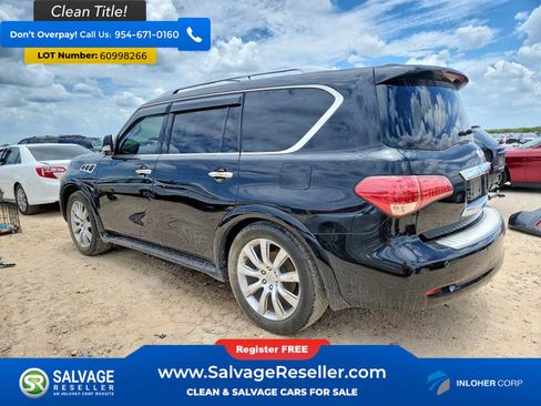 Used 2014 INFINITI QX80 4WD w/ Theater Package image 3