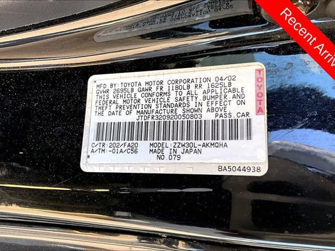 Used 2002 Toyota MR2 image 8