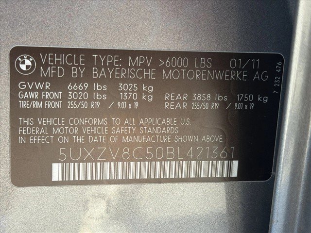 Used 2011 BMW X5 xDrive50i AWD/4WD image 30