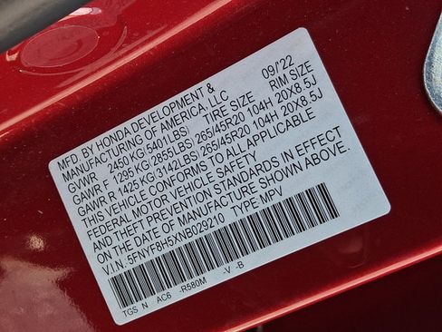 Used 2022 Honda Passport EX-L image 29