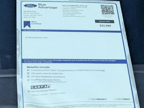 Used 2024 Volkswagen Jetta SE FWD image 13