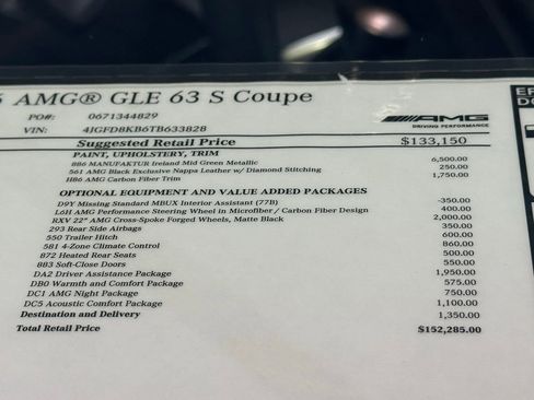 New 2026 Mercedes-Benz GLE 63 AMG S image 25