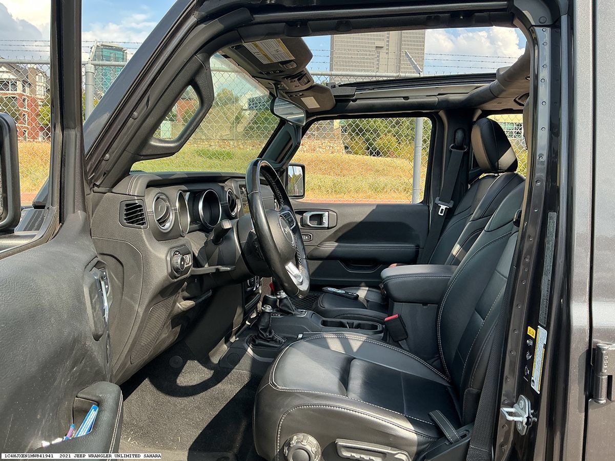 Used 2021 Jeep Wrangler Unlimited Sahara w/ Safety Group AWD/4WD image 8