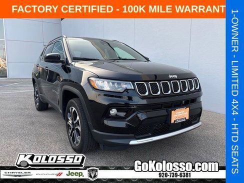 Certified 2023 Jeep Compass Limited AWD/4WD image 1