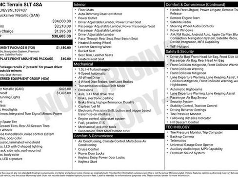 Used 2022 GMC Terrain SLT w/ Infotainment Package II AWD/4WD image 27