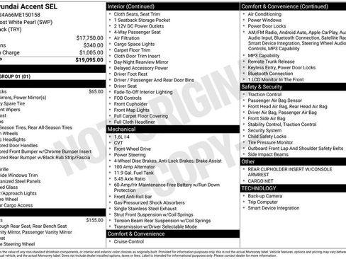 Used 2021 Hyundai Accent SEL FWD image 11