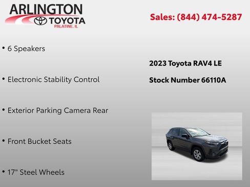 Used 2023 Toyota RAV4 LE AWD/4WD image 4