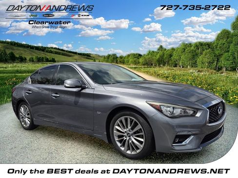 Used 2018 INFINITI Q50 Luxe w/ Essential Package (3.0T Luxe) RWD image 1