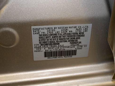 New 2025 Nissan Versa SV w/ Trunk Package image 18