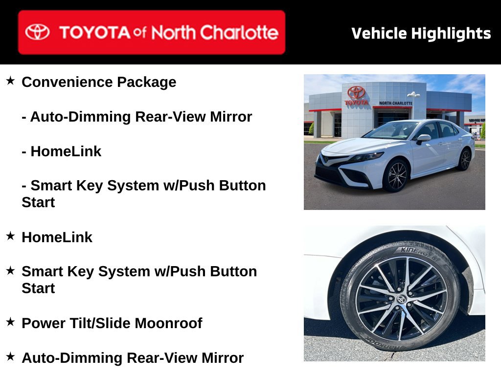 Used 2024 Toyota Camry SE w/ Convenience Package FWD image 4