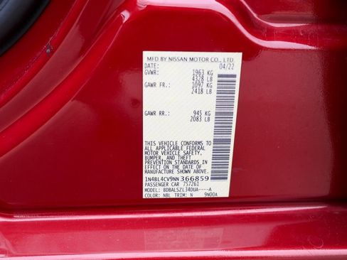 Used 2022 Nissan Altima 2.5 SR image 31