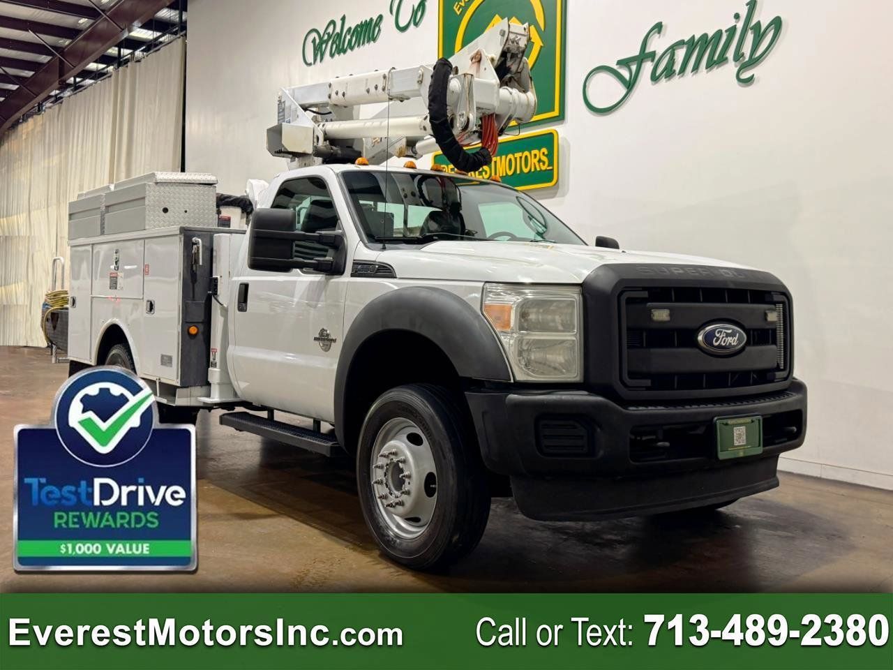 Used 2012 Ford F550 Luxury w/ Snow Plow Prep Pkg RWD image 1