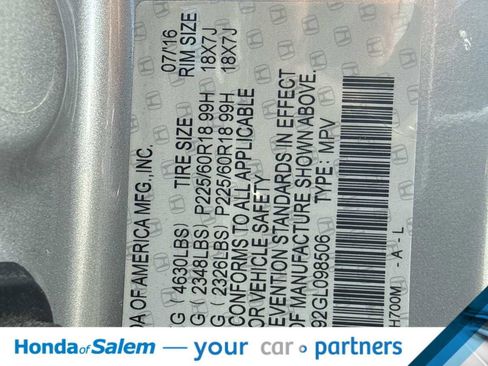 Used 2016 Honda CR-V Touring image 20