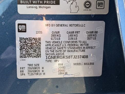 Used 2026 Chevrolet Traverse LT w/ Sun and Wheel Package image 36