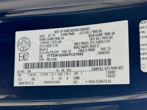 Used 2019 Ford F150 Lariat w/ Equipment Group 502A Luxury image 30