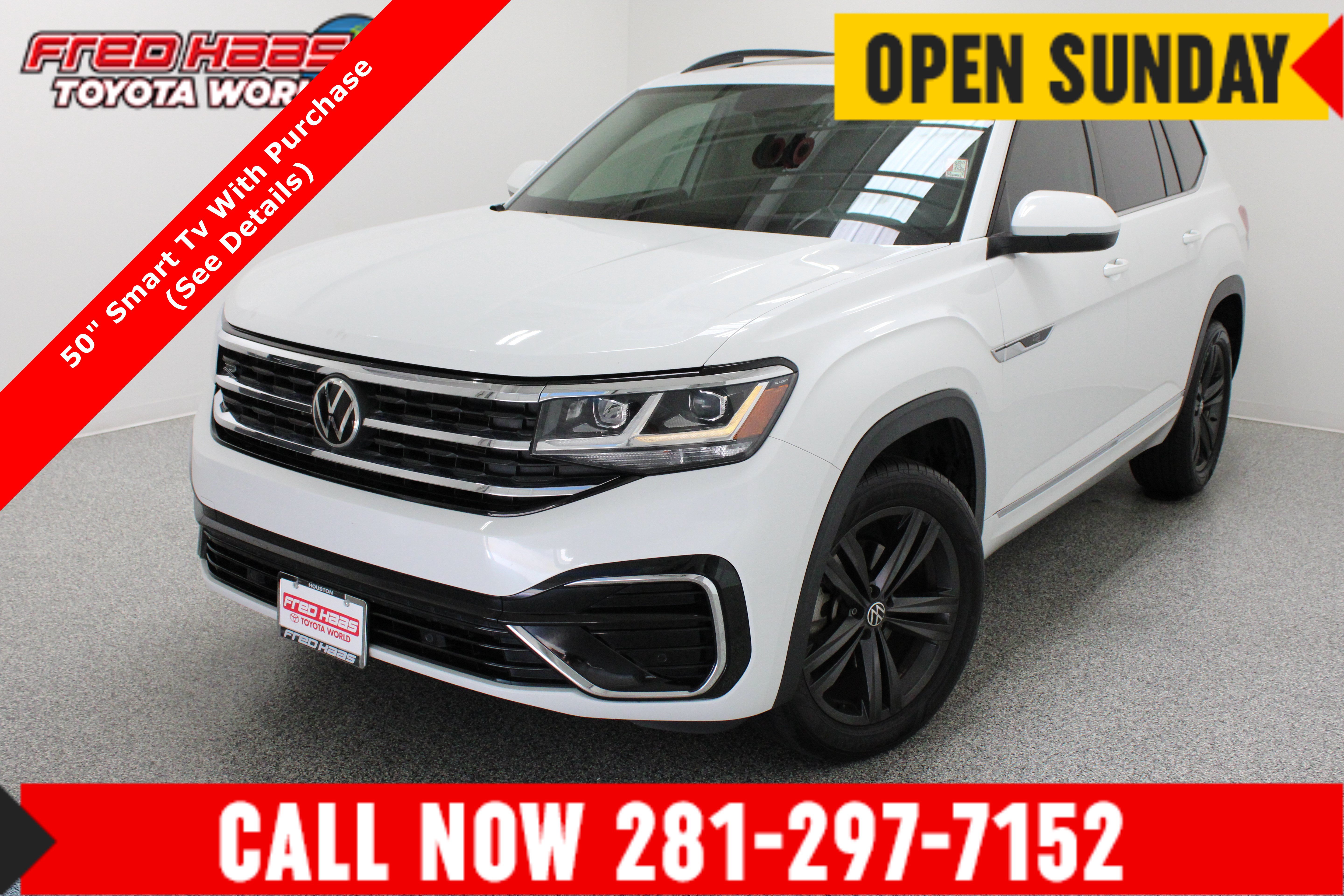 Used 2021 Volkswagen Atlas SE w/ Panoramic Sunroof Package FWD image 1