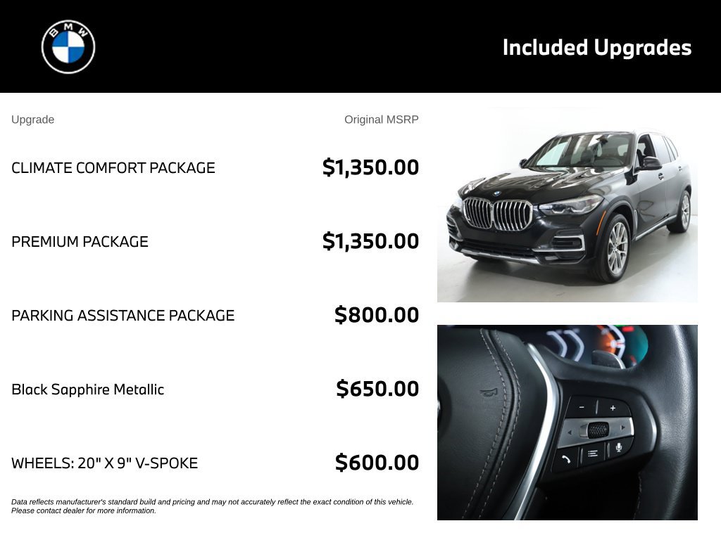 Used 2023 BMW X5 xDrive40i w/ Premium Package AWD/4WD image 4