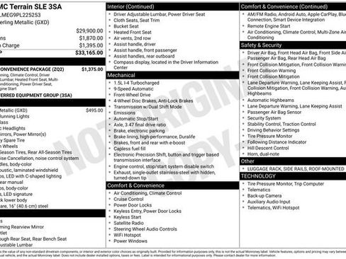 Used 2023 GMC Terrain SLE w/ Driver Convenience Package FWD image 3