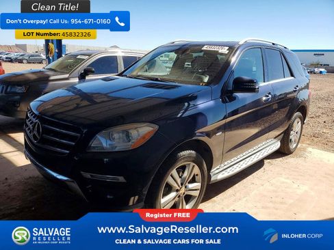 Used 2012 Mercedes-Benz ML 350 4MATIC image 1