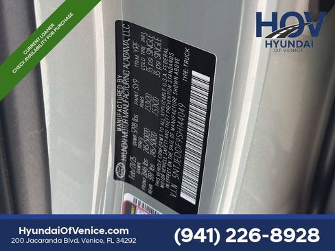 New 2025 Hyundai Santa Cruz Limited image 33